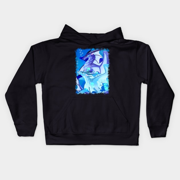 Wings of Fire  - Tsunami & Riptide Kids Hoodie by giratina13